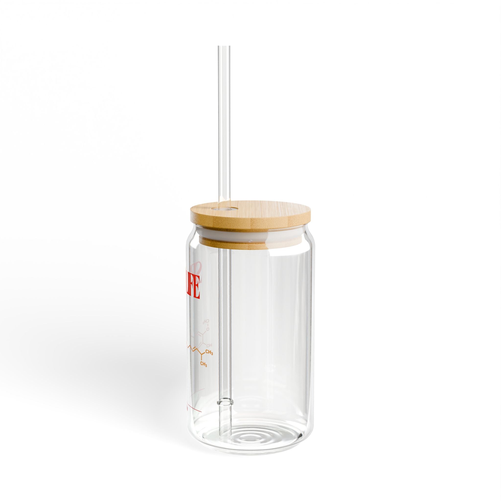 Spicy Life Sipper Glass - 16oz, Stylish Drinkware for Home, Office, or Gifts, Eco-Friendly Bamboo Lid, Ideal for Summer Parties, [...]
