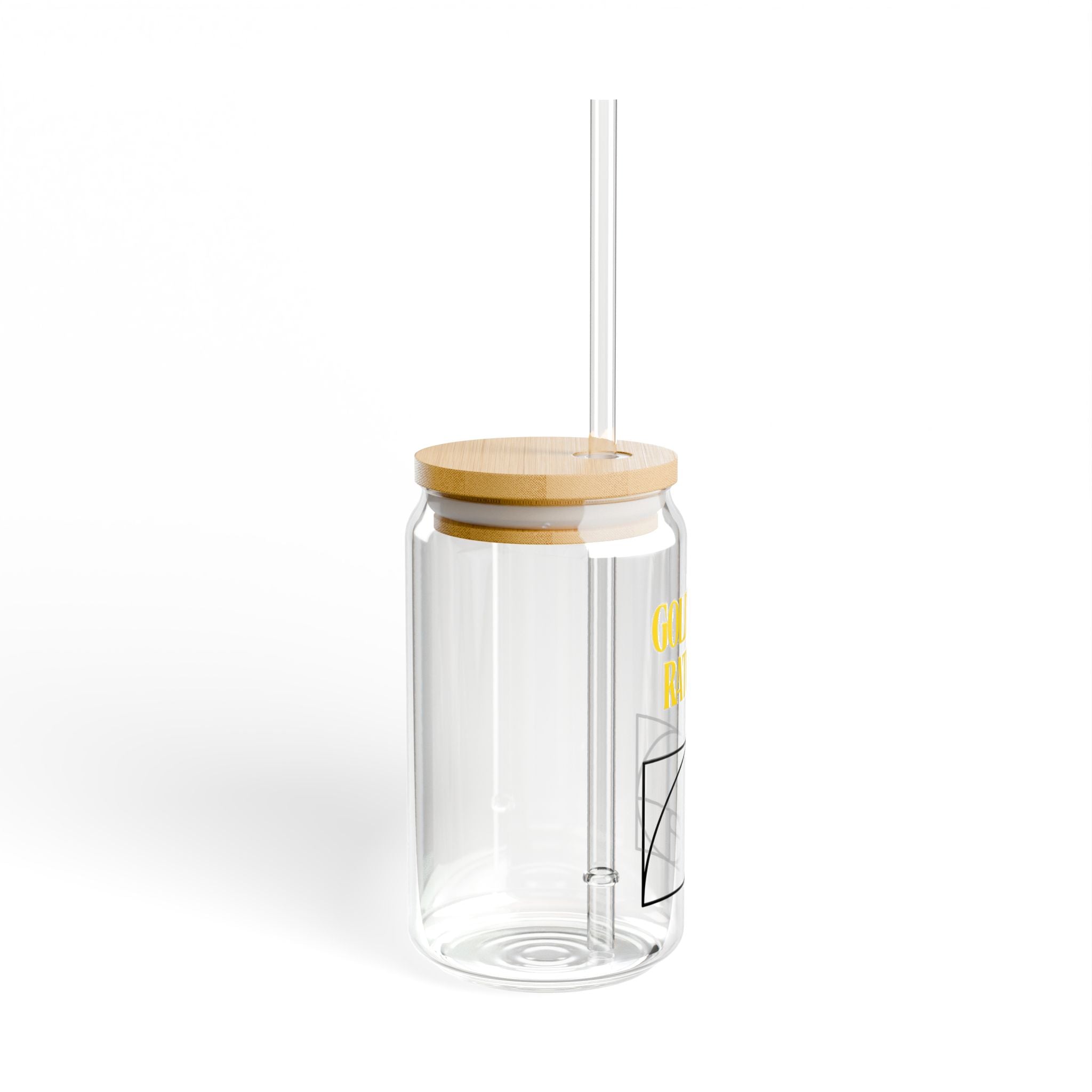 Golden Ratio Sipper Glass, 16oz | Drinkware for Math Lovers, Unique Gift for Students, Eco-Friendly Water Bottle, Home Decor, Kitchen Gifts